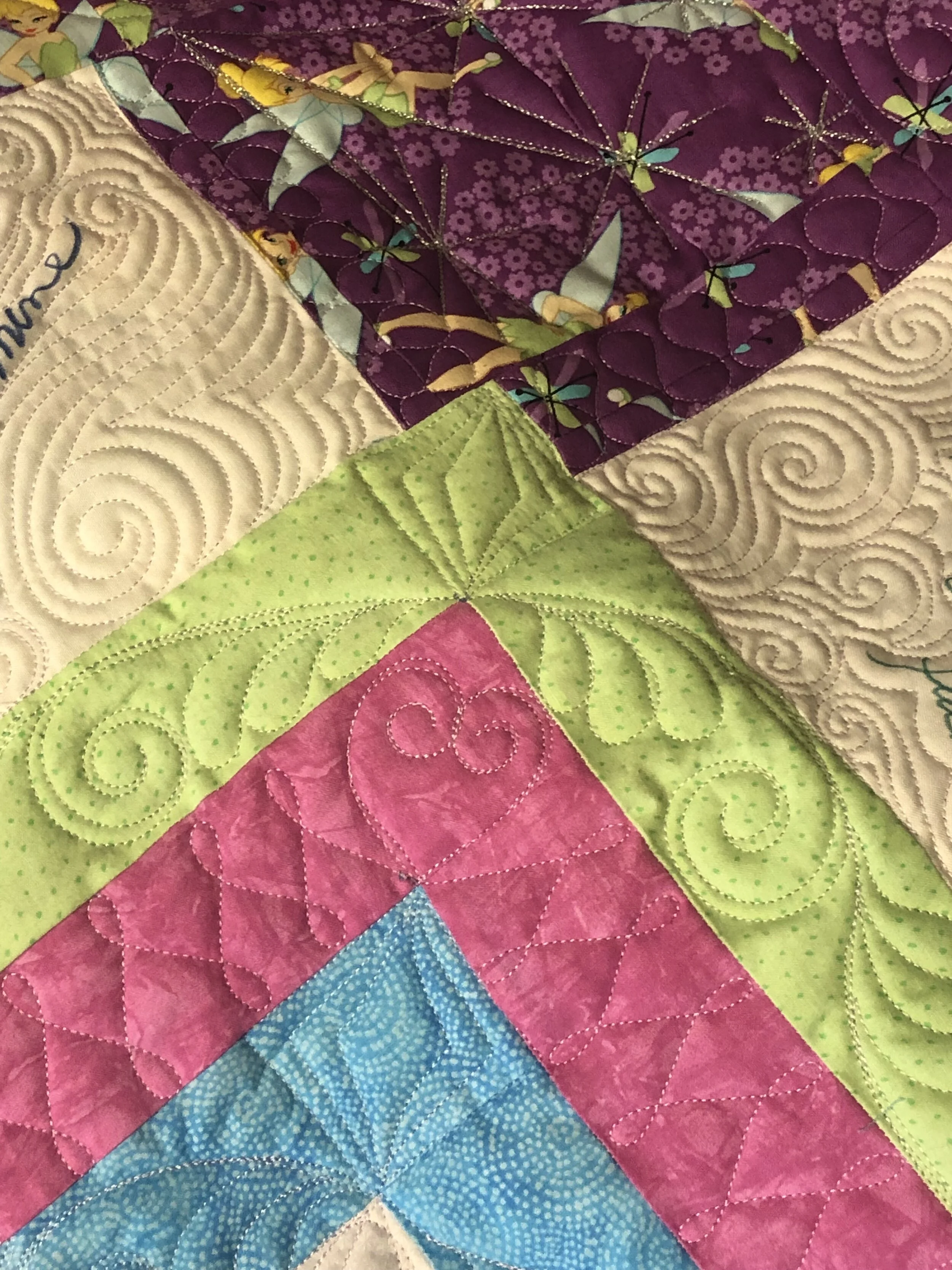 Princess quilt closeup 4