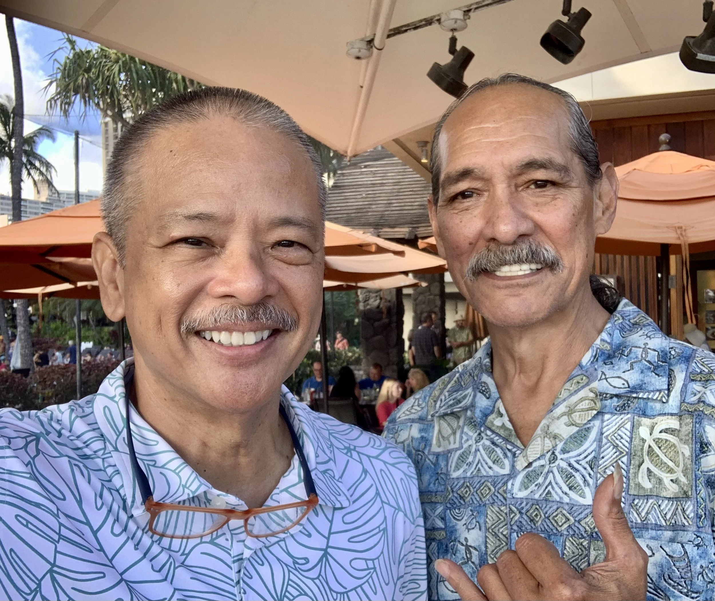 Bryan Tolentino and Dwight Kanae at Duke’s Waikīkī!                                     