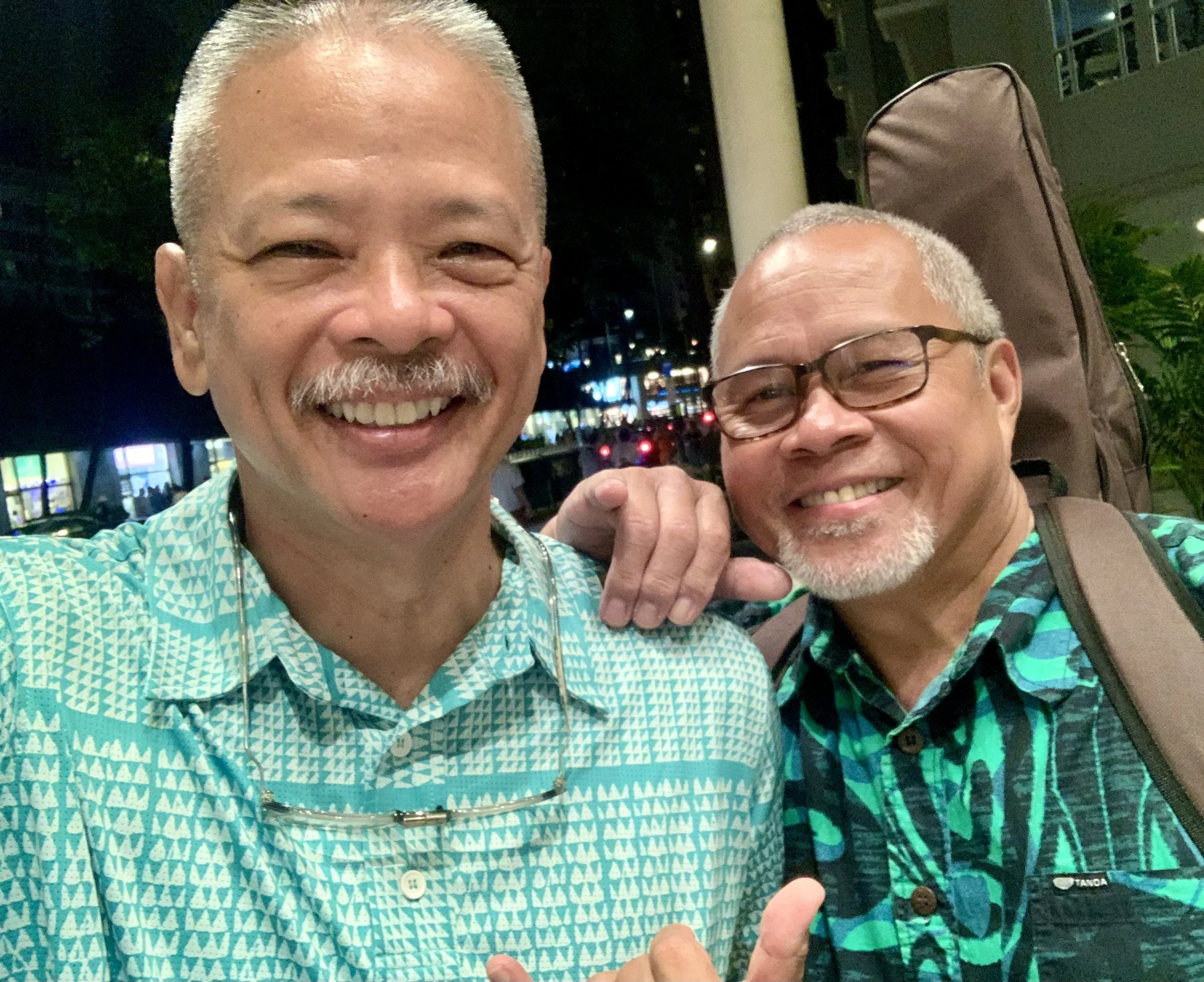 Bryan Tolentino and Andy Llanos at Duke’s Waikīkī!                                     
