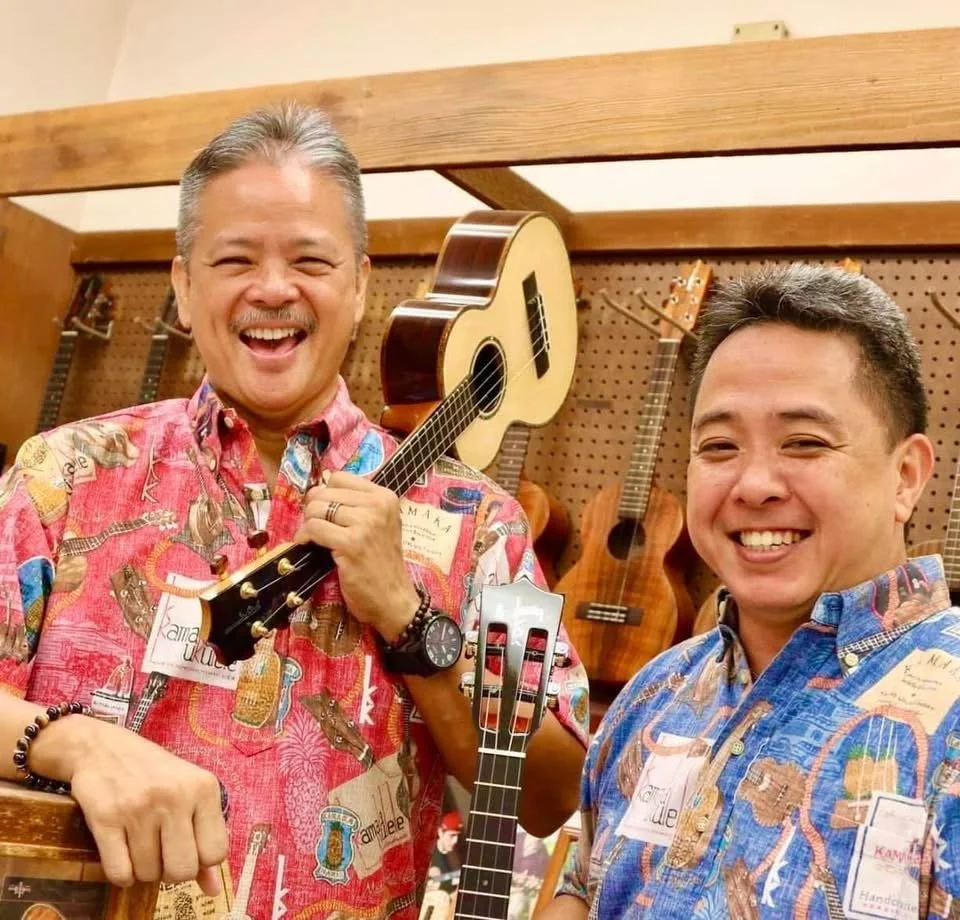 Bryan Tolentino &amp; Herb Ohta Jr. at Pono Hawaiian Grill. 