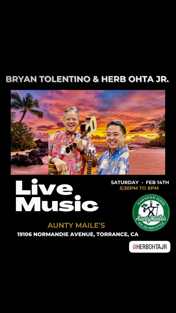 Bryan Tolentino and Herb Ohta Jr. at Aunty Maileʻs!