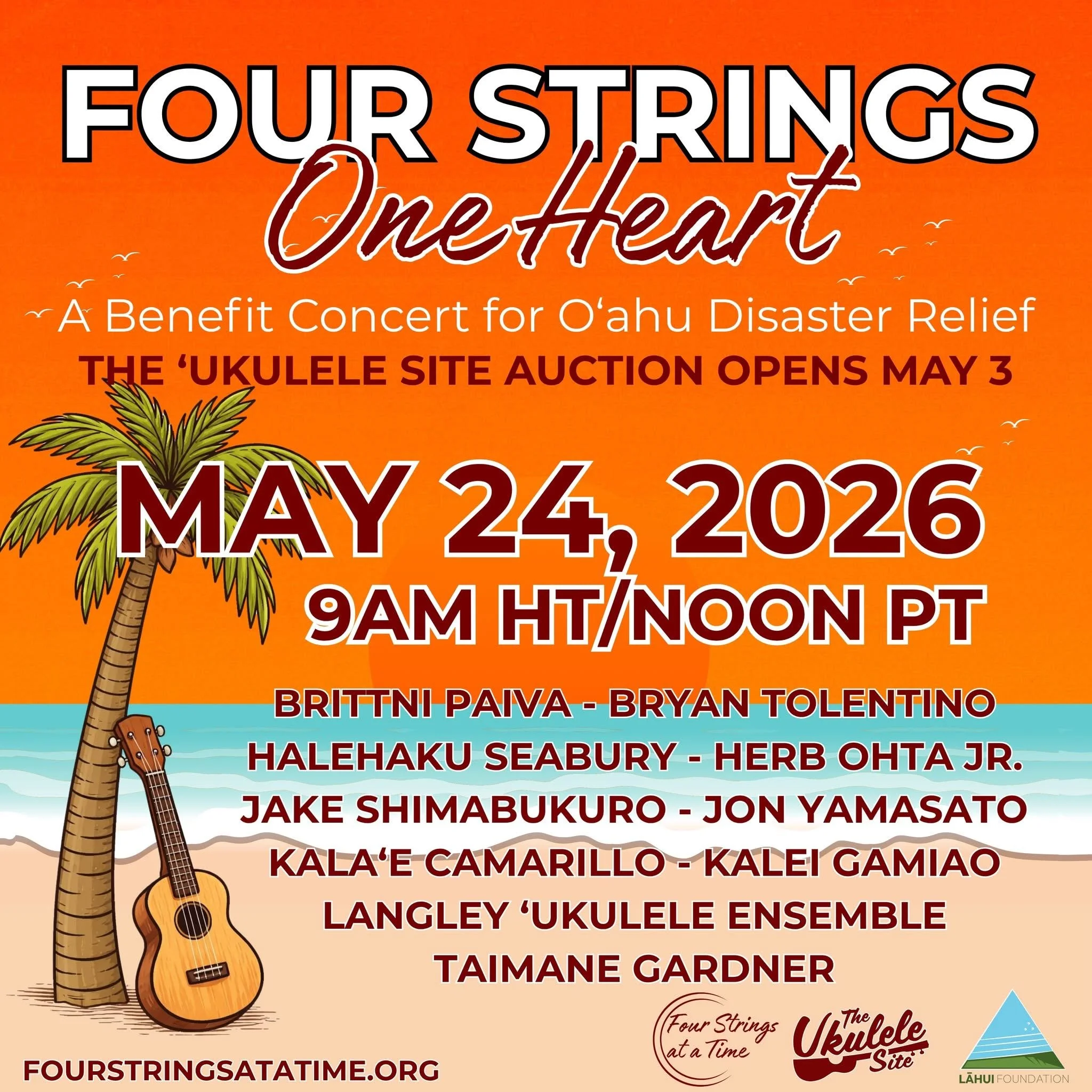 Four Strings One Heart benefit concert!