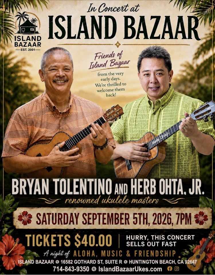 Bryan Tolentino &amp; Herb Ohta Jr. at Island Bazaar!