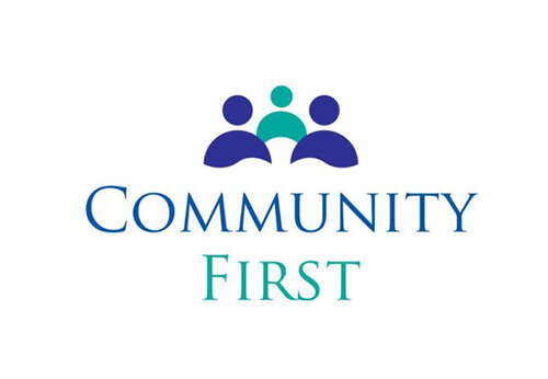 Community First logo and link to site