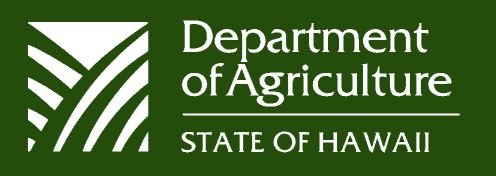 Hawaii State Department of Agriculture logo and link to website