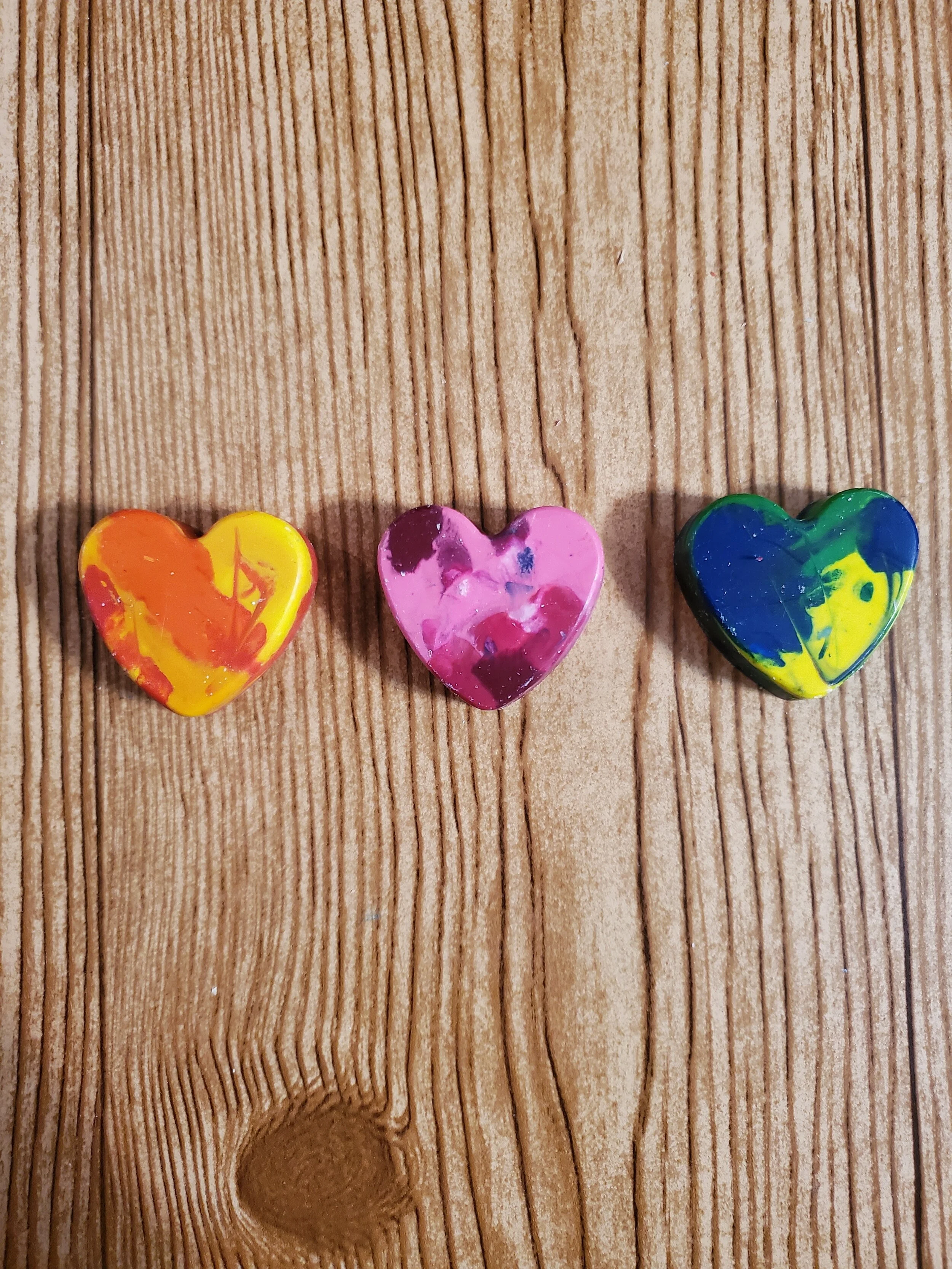 Zero Waste Heart Crayons