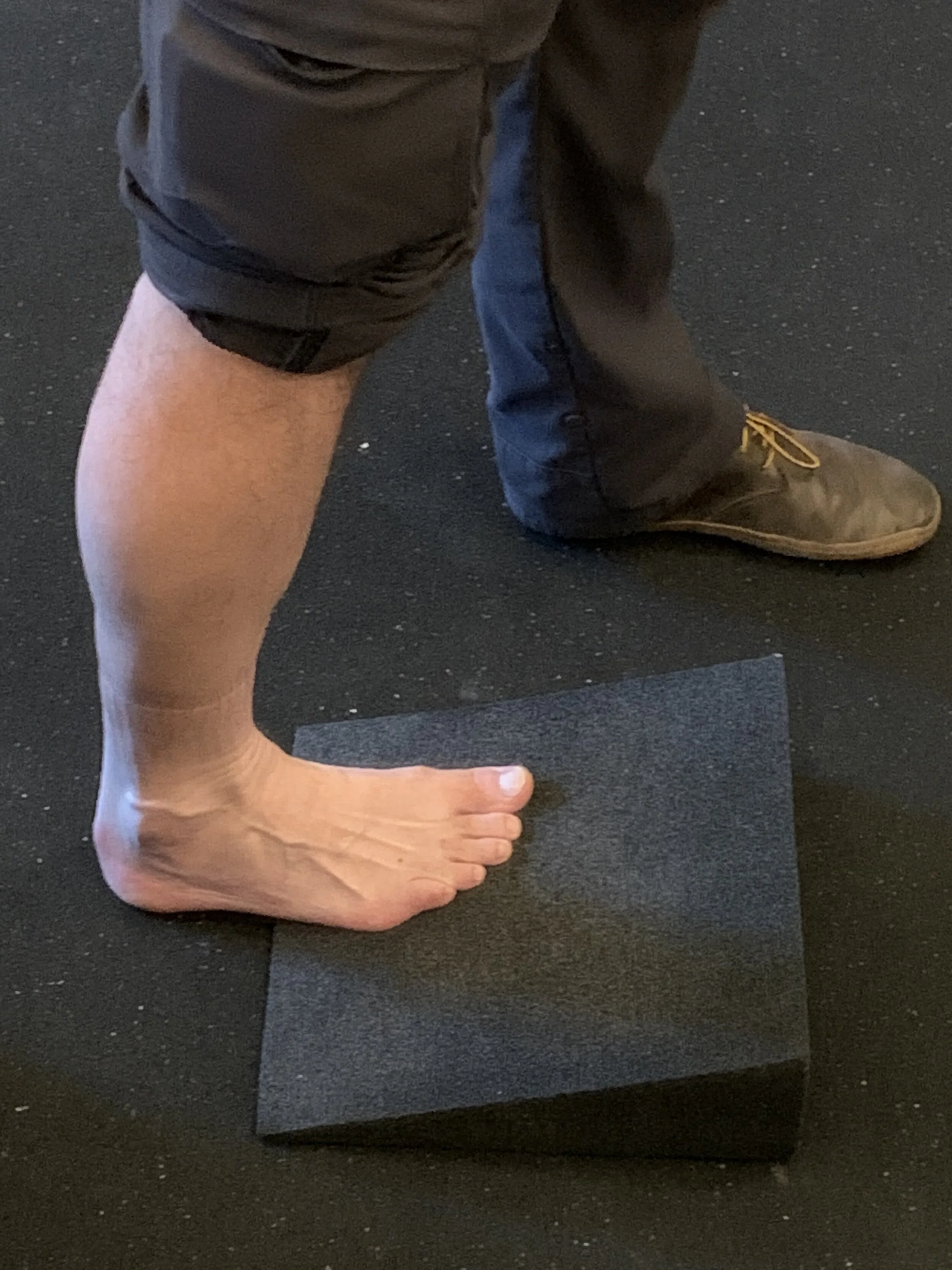 Calf Stretch with Wedge 