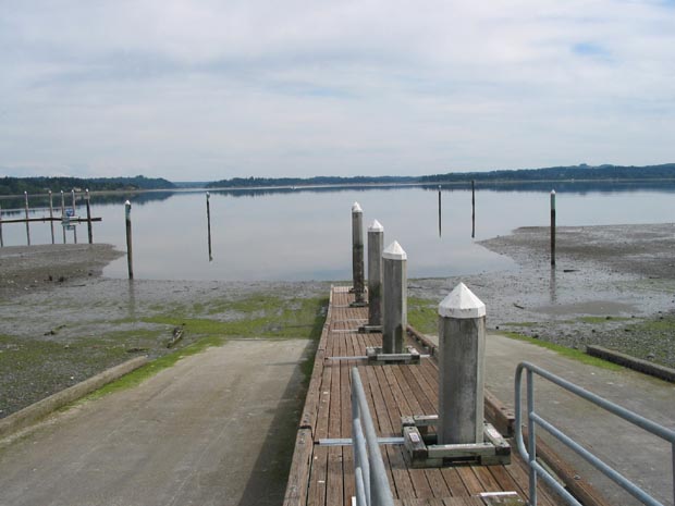  Boat ramp at low tide 