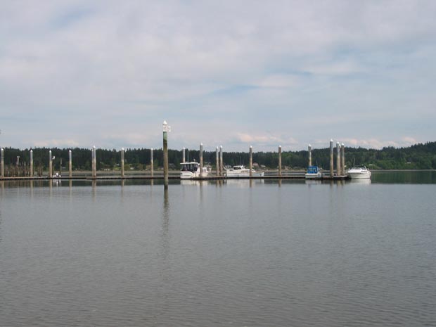  Boats at main pier at Port of Silverdale 