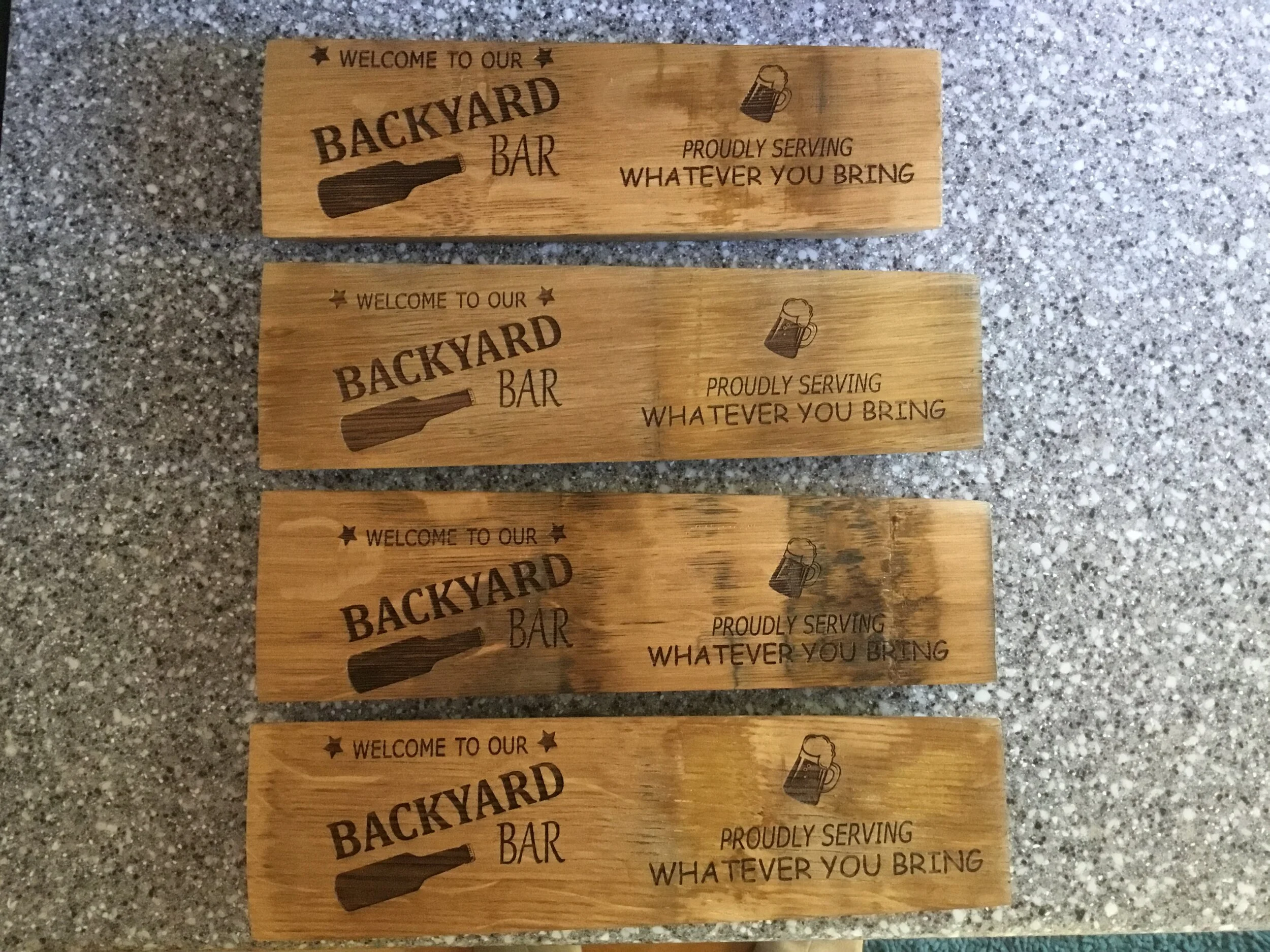 Laser Art Signs — RAW Woodworks