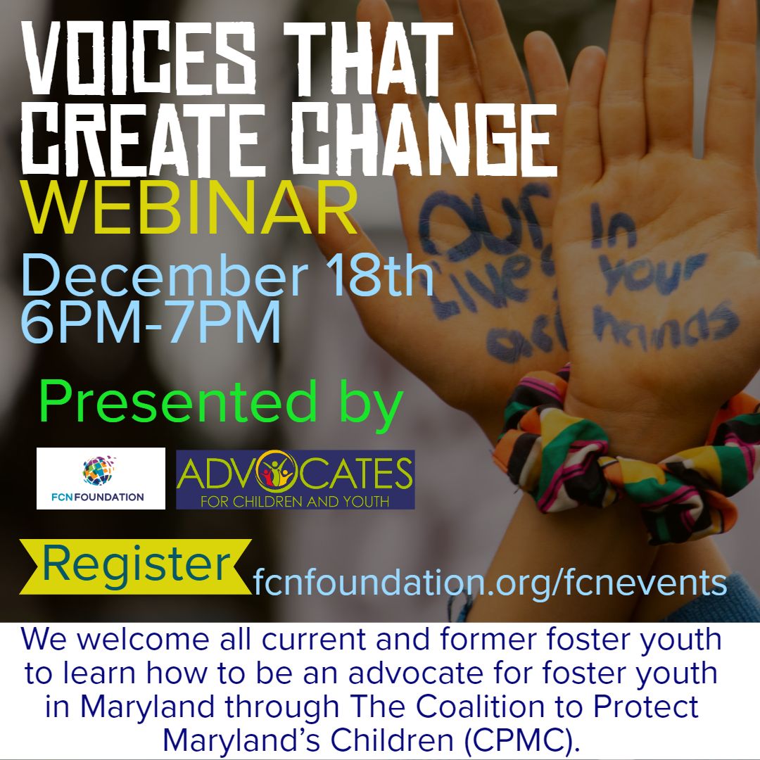 Voices That Create Change - Alumni and Foster Youth CPMC Webinar