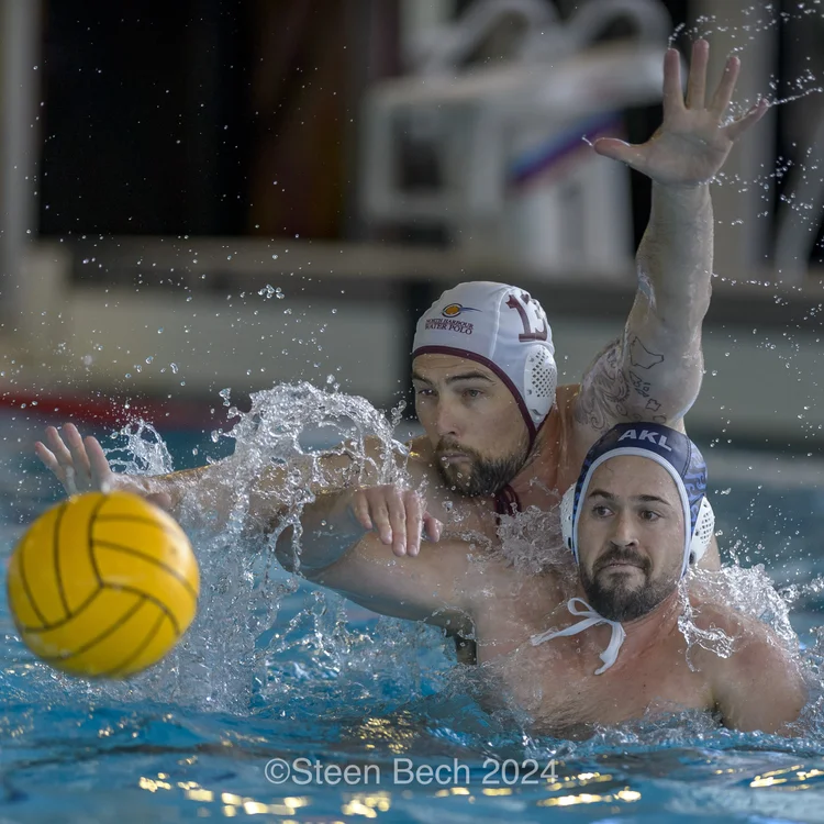 Auckland Masters match action