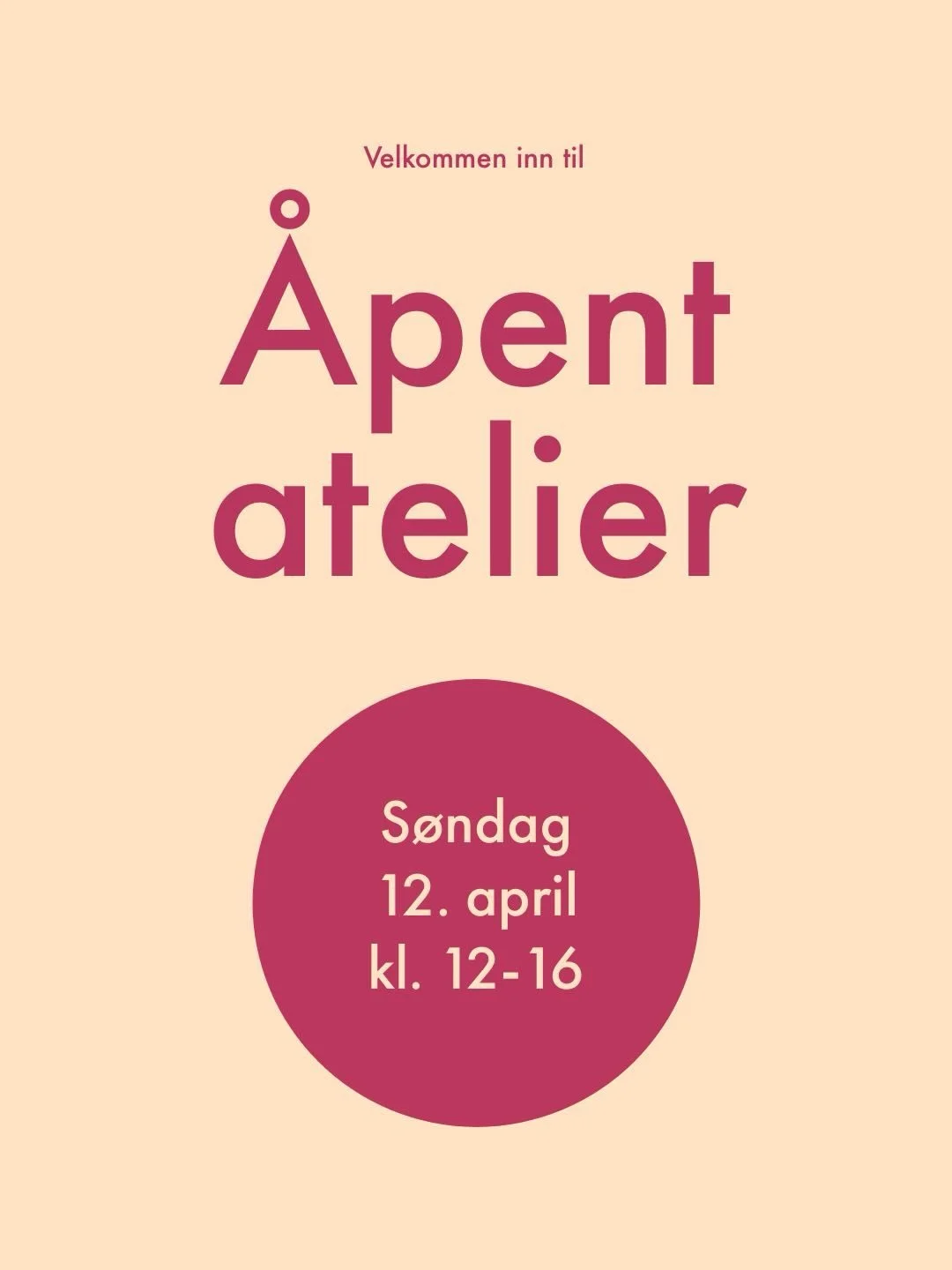 Velkommen til &aring;pent atelier p&aring; Flyt&aring;rnet, s&oslash;ndag 12. april kl. 12:00-16:00.

Kom innom for en titt, sl&aring; av en prat eller kj&oslash;p kunst direkte fra oss. F&oslash;lg skilting fra gateplan.

Hilsen kunstnerne!

#flytar