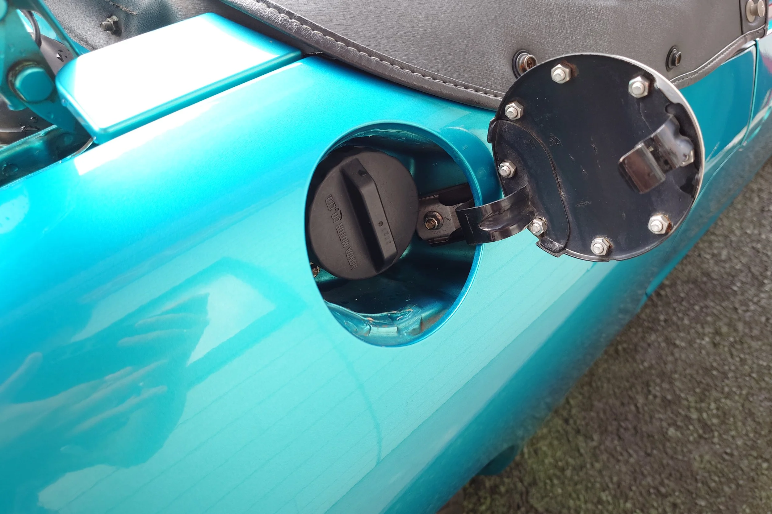 Look for evidence of any repainting, this example was very original