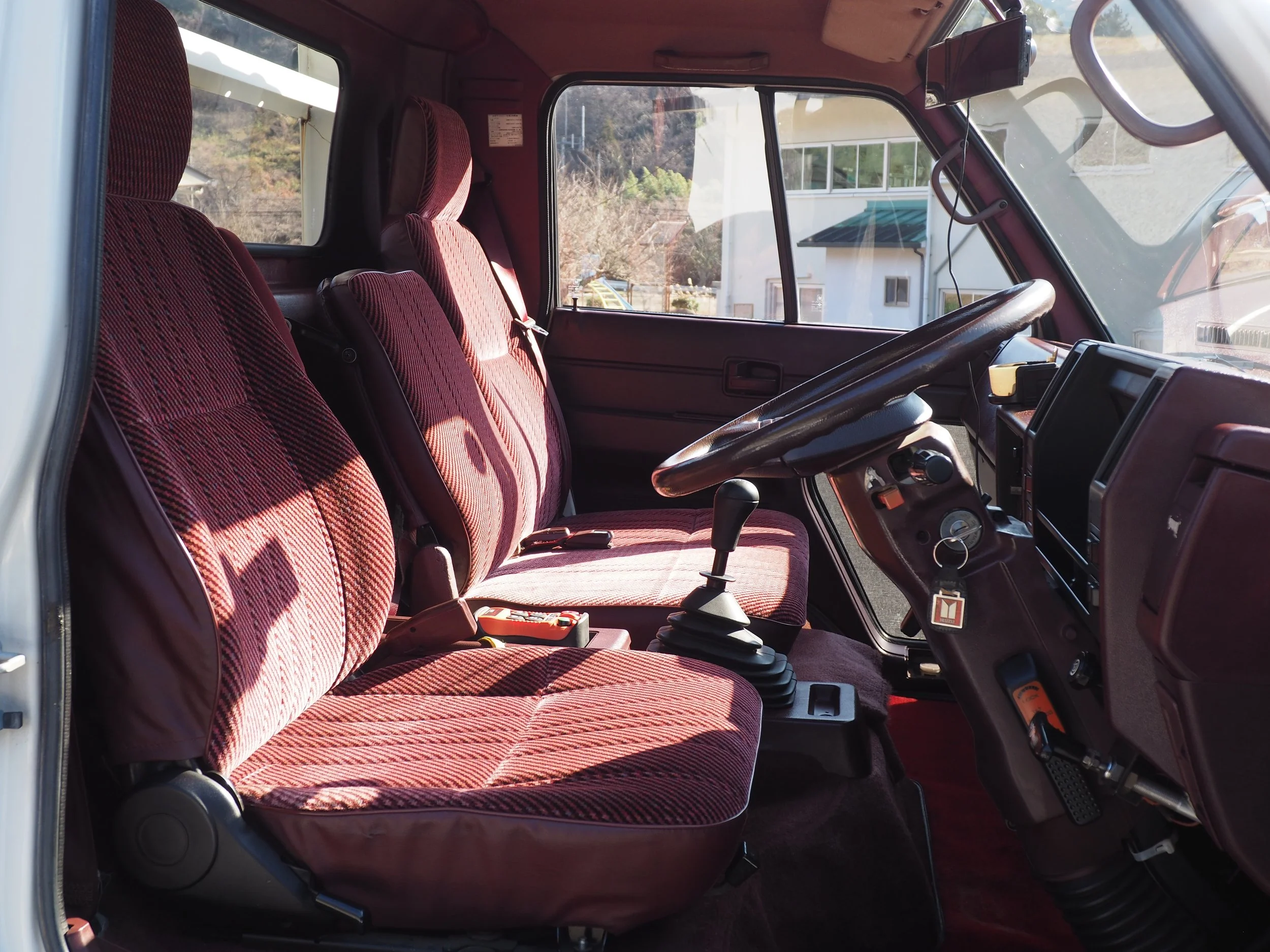 Isuzu Elf 250 Burgundy Interior 