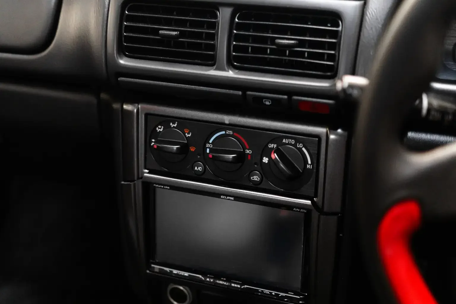 heater control panel subaru impreza WRX STi version 4 1998 JDM vehicle for export sale New Zealand