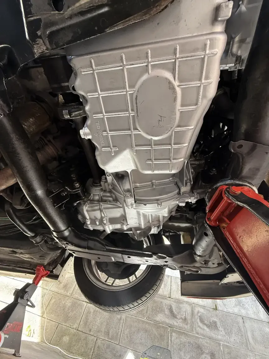 Front underside photos showing no rust 2001 DC5 Honda Integra Type R JDM export vehicle for sale New Zealand