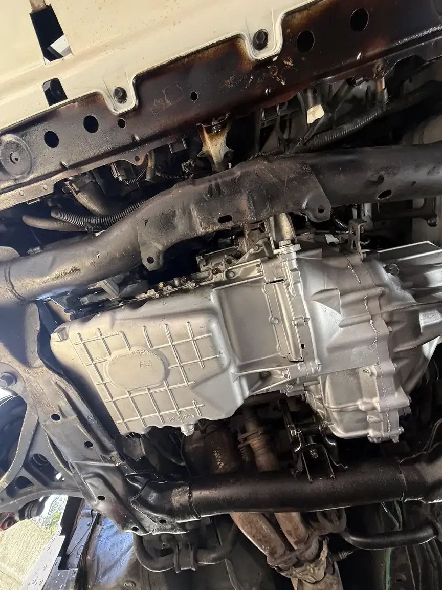 underside of K20A engine view 2001 DC5 Honda Integra Type R JDM export vehicle for sale New Zealand