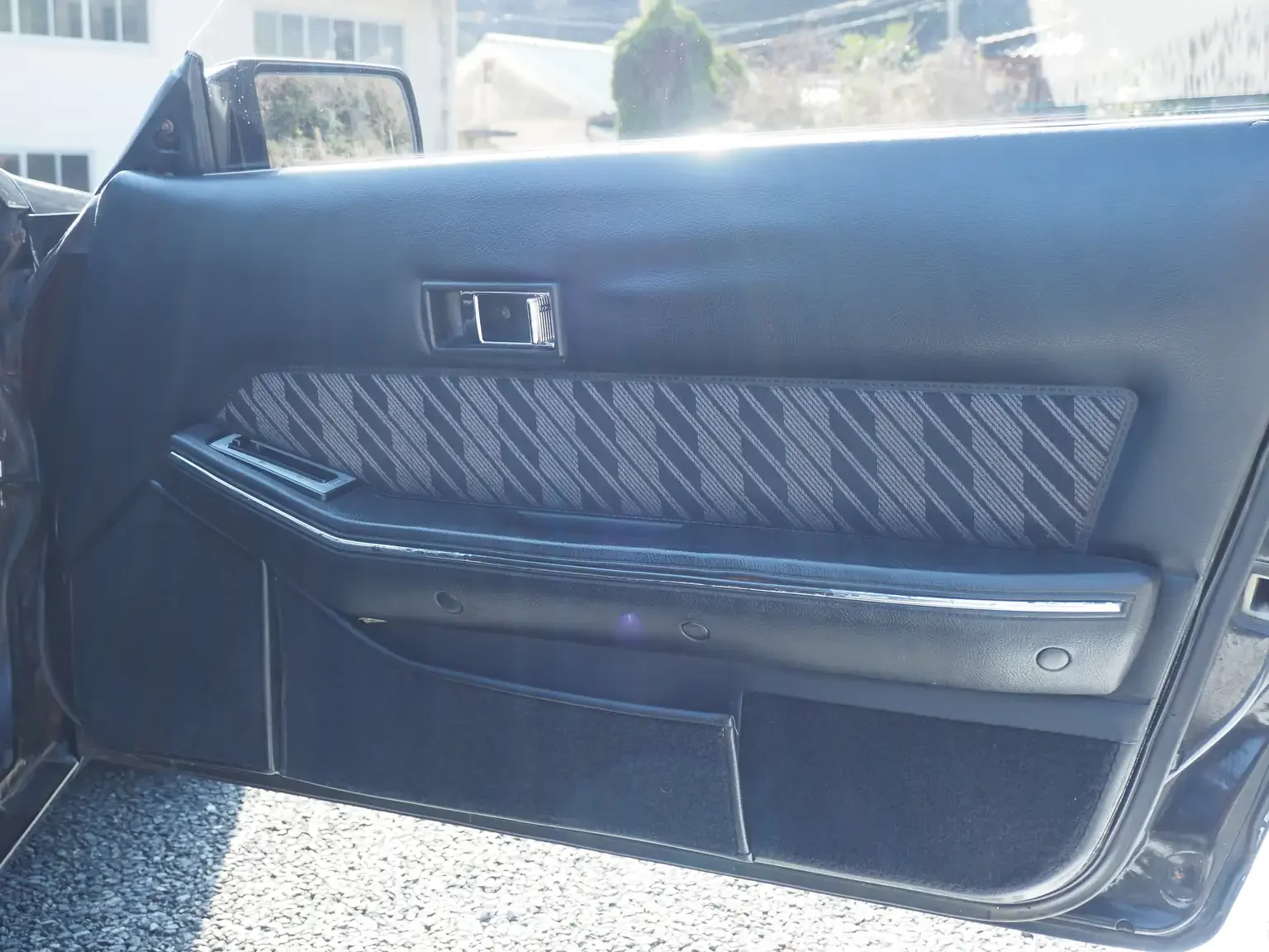 Interior view drivers door card conditon Nissan fairlady z 200zr ii JDM for export from Japan