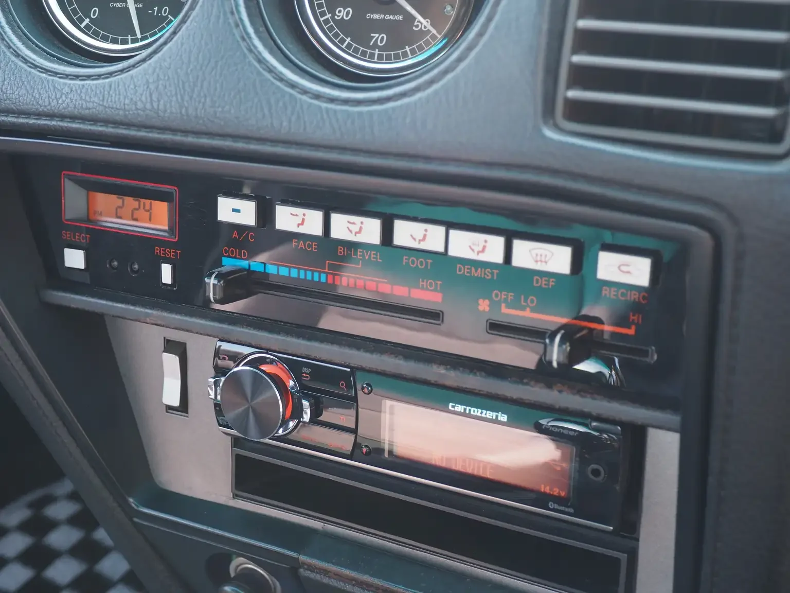 Interior view heater unit Nissan fairlady z 200zr ii JDM for export from Japan