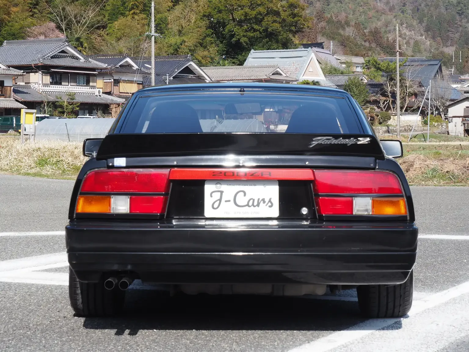 rear end view 1985 nissan fairlady z 200zr ii JDM classic for export from Japan