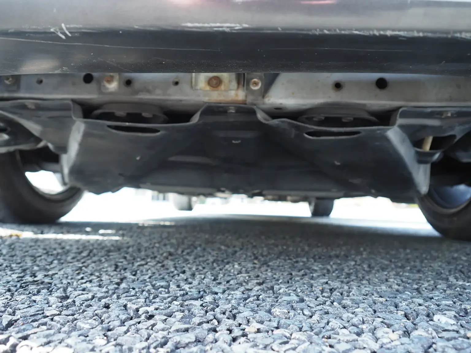 undercarriage view front core support panel Nissan fairlady z 200zr 2 seater JDM for export from Japan