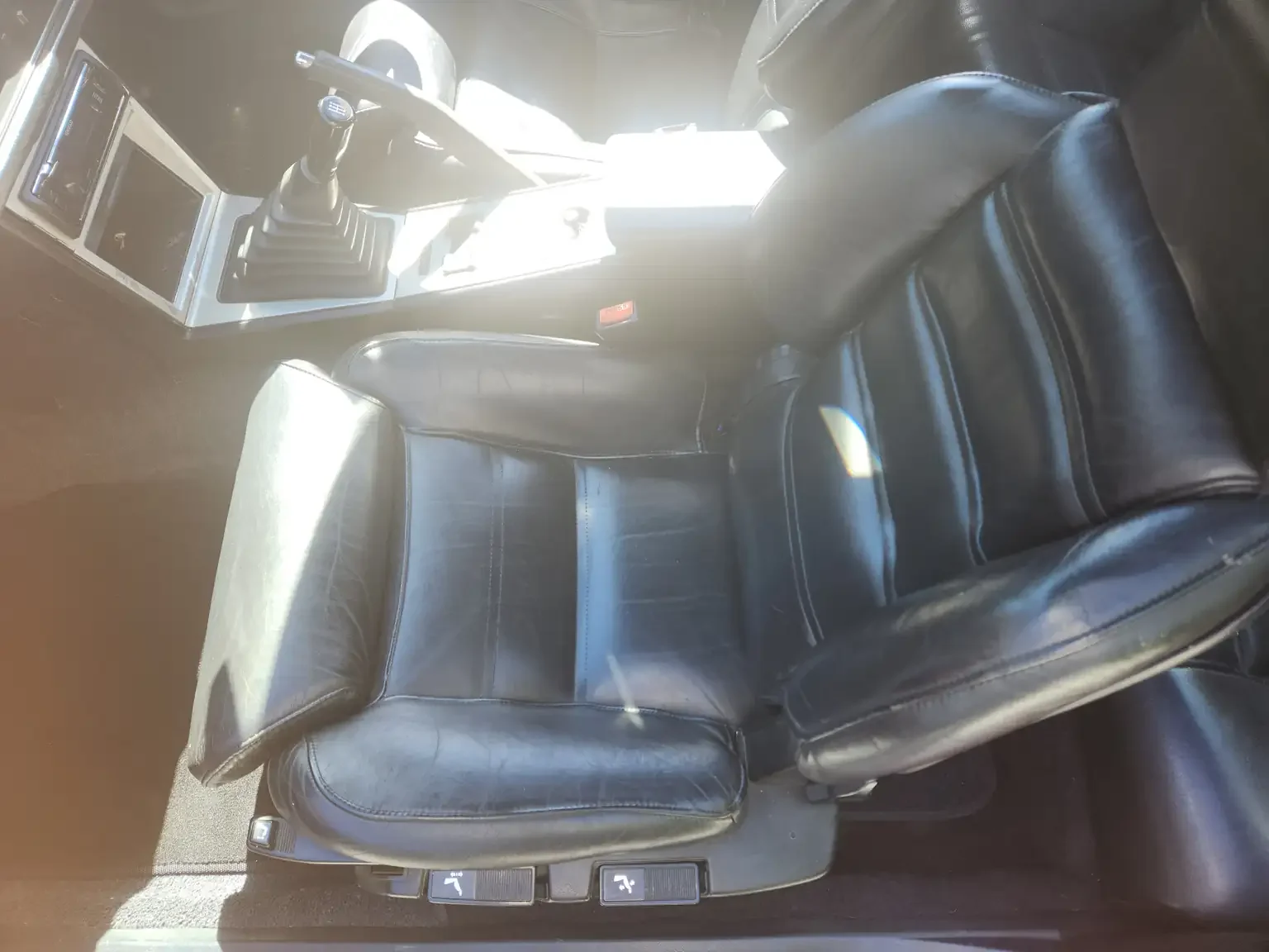 passengers seat condition view Mitsubishi Starion GSR II Turbo JDM spec NZ New export vehicle for sale New Zealand