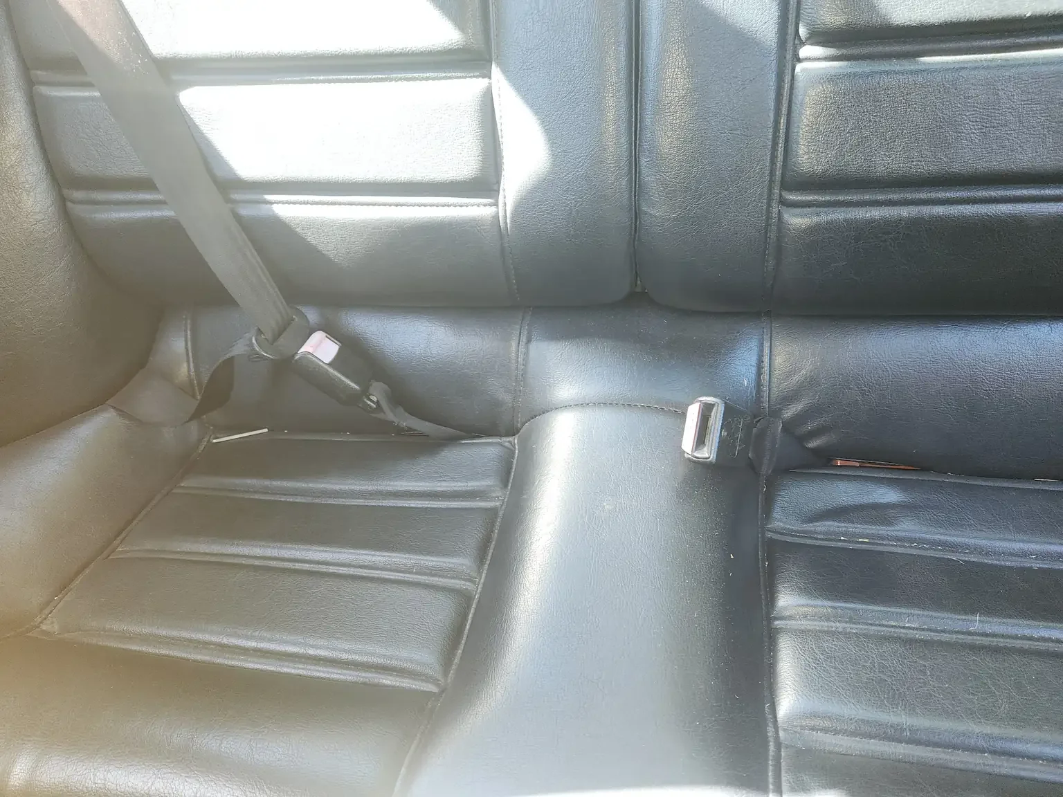 Rear seat condition view Mitsubishi Starion GSR II Turbo JDM spec NZ New export vehicle for sale New Zealand