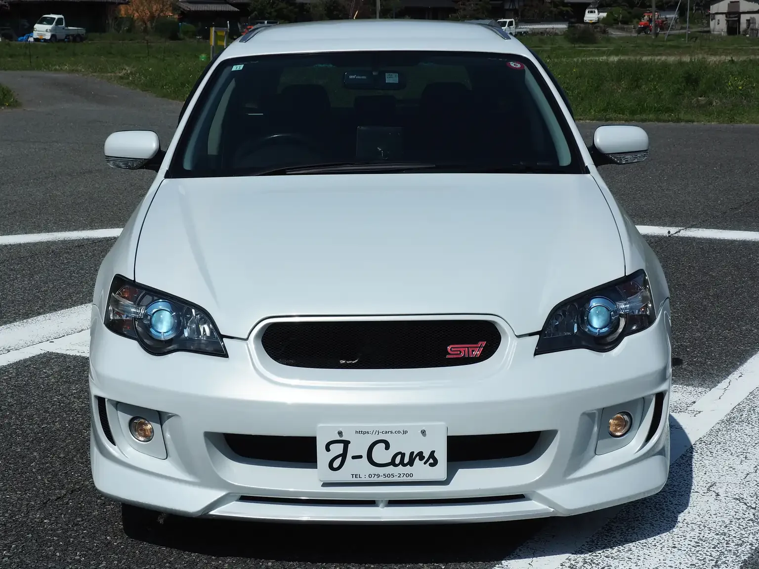 front end view subaru legacy 3.0R B-Spec 6MT jdm export stock japan