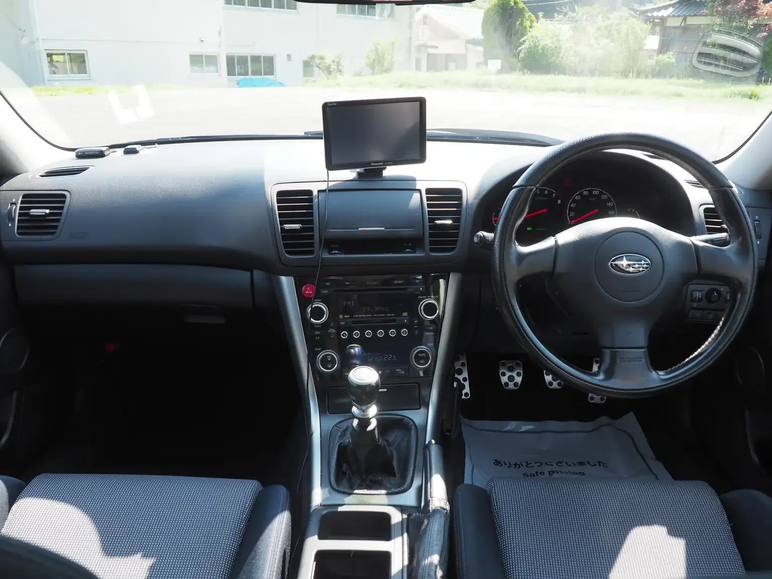 front dash board view subaru legacy 3.0R B-Spec 6MT jdm export stock japan