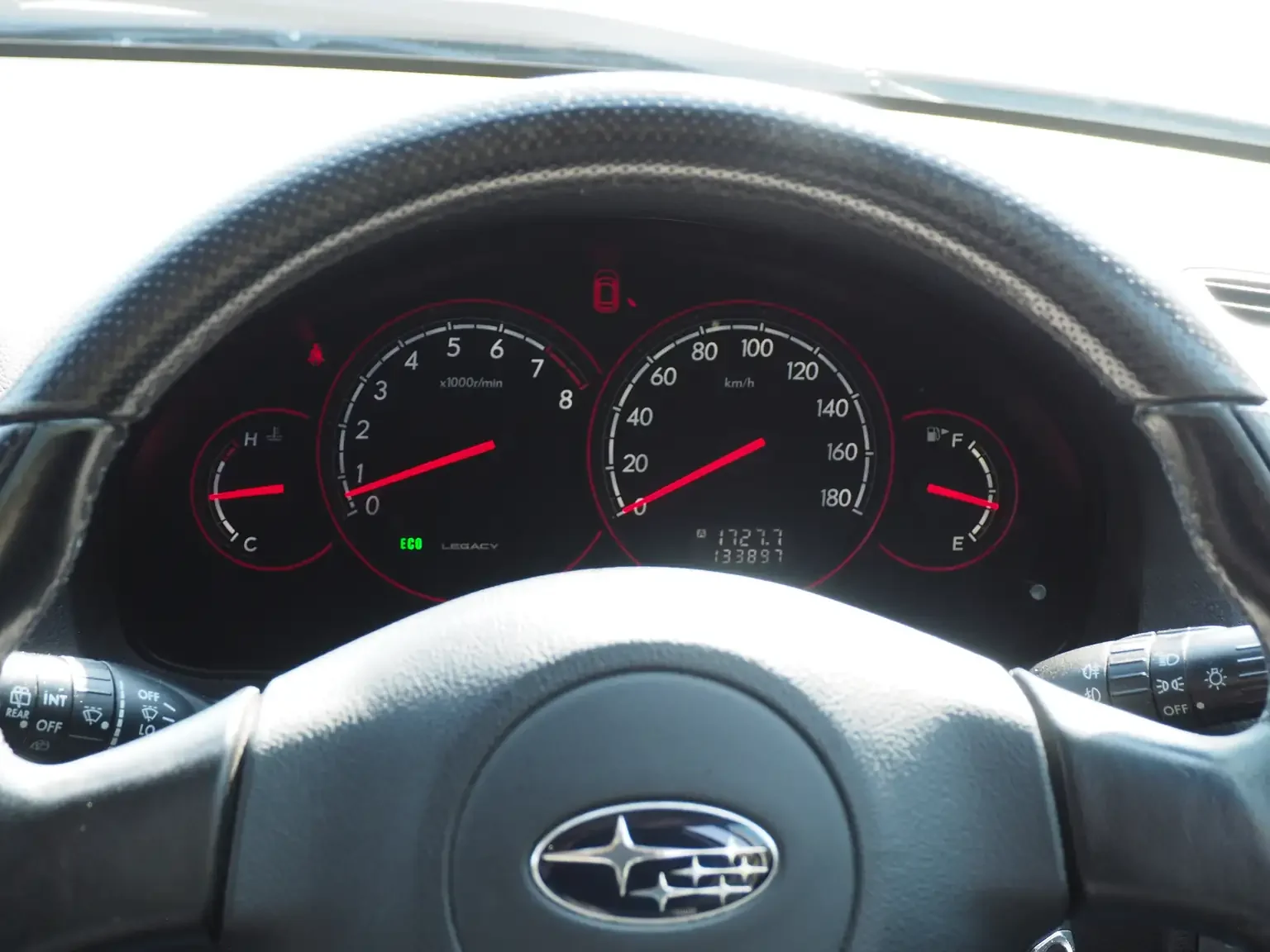 instrument cluster view subaru legacy 3.0R B-Spec 6MT jdm export stock japan