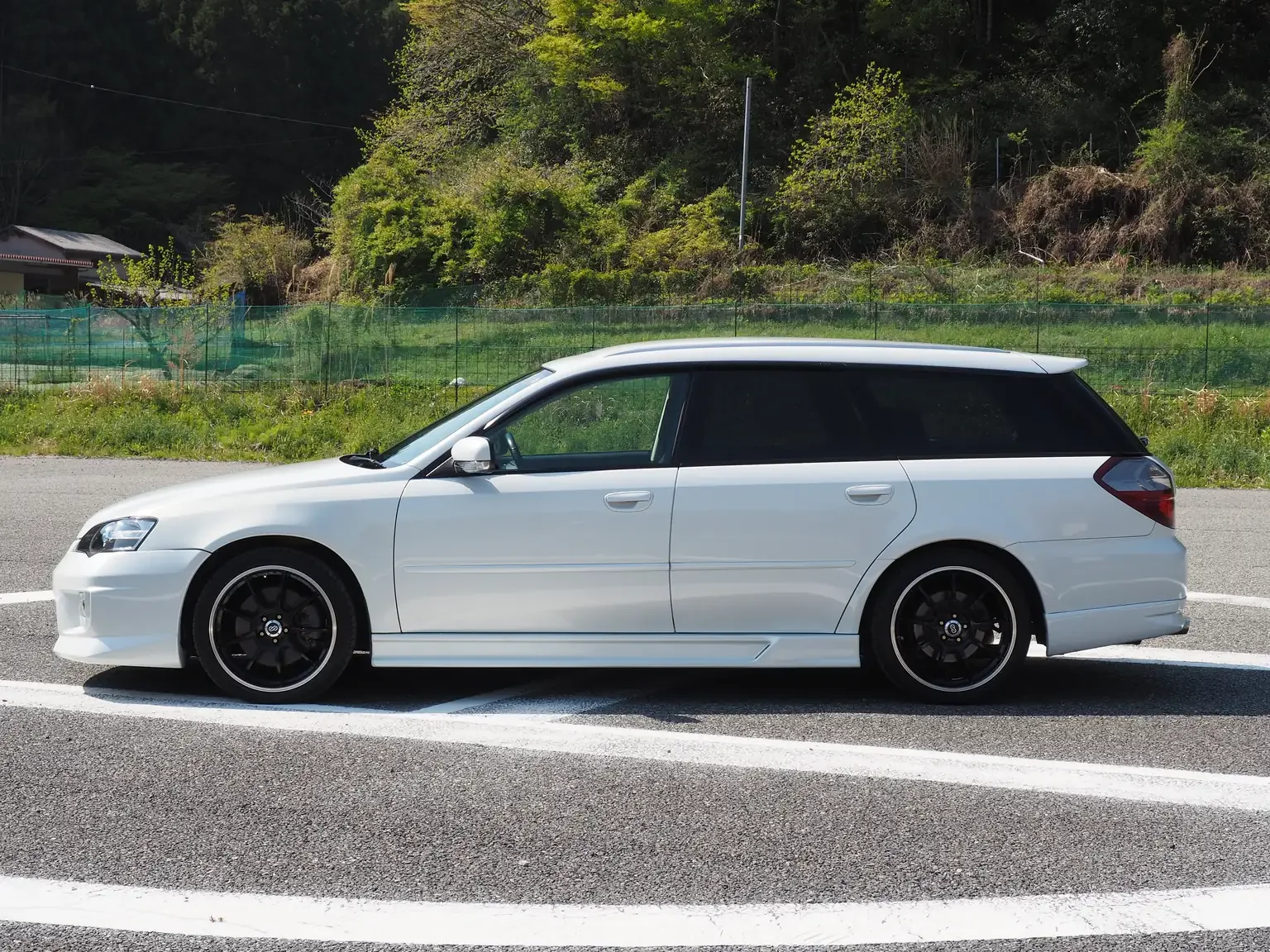 passengers side view subaru legacy 3.0R B-Spec 6MT jdm export stock japan