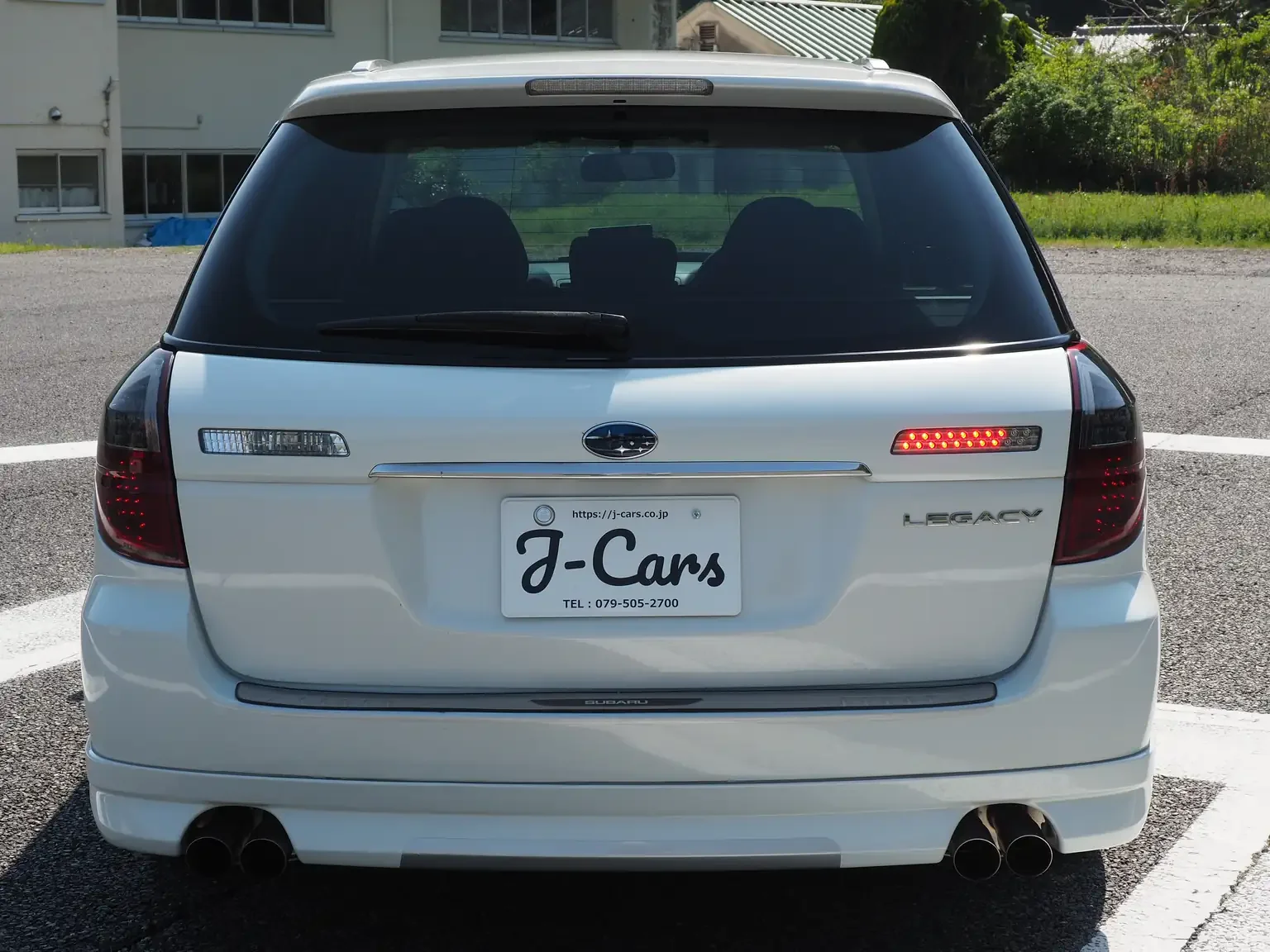 rear end view subaru legacy 3.0R B-Spec 6MT jdm export stock japan