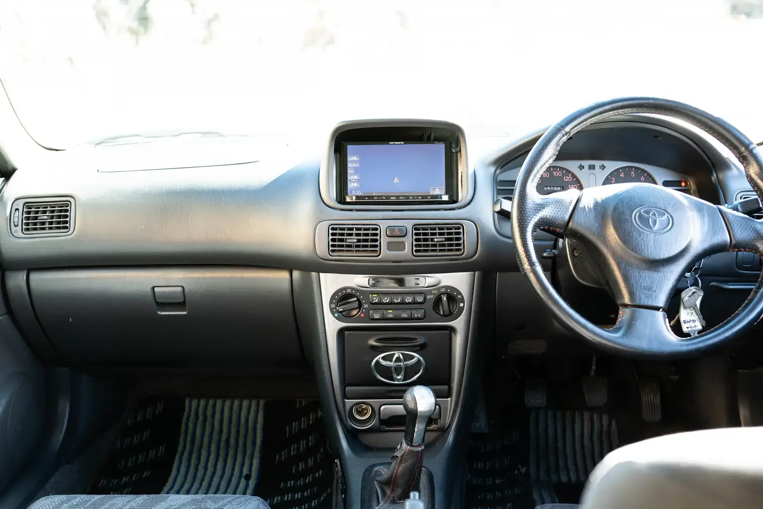 dashboard view toyota sprinter carib bz touring 4age 6MT black usa legal jdm vehicle with title for sale colorado USA