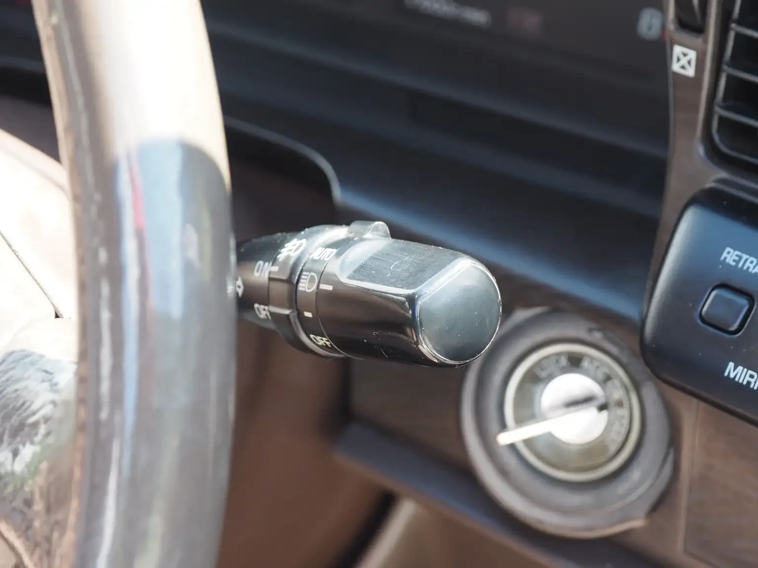 auto headlight switch view brown interior 1990 toyota chaser gx81 jdm export stock japan