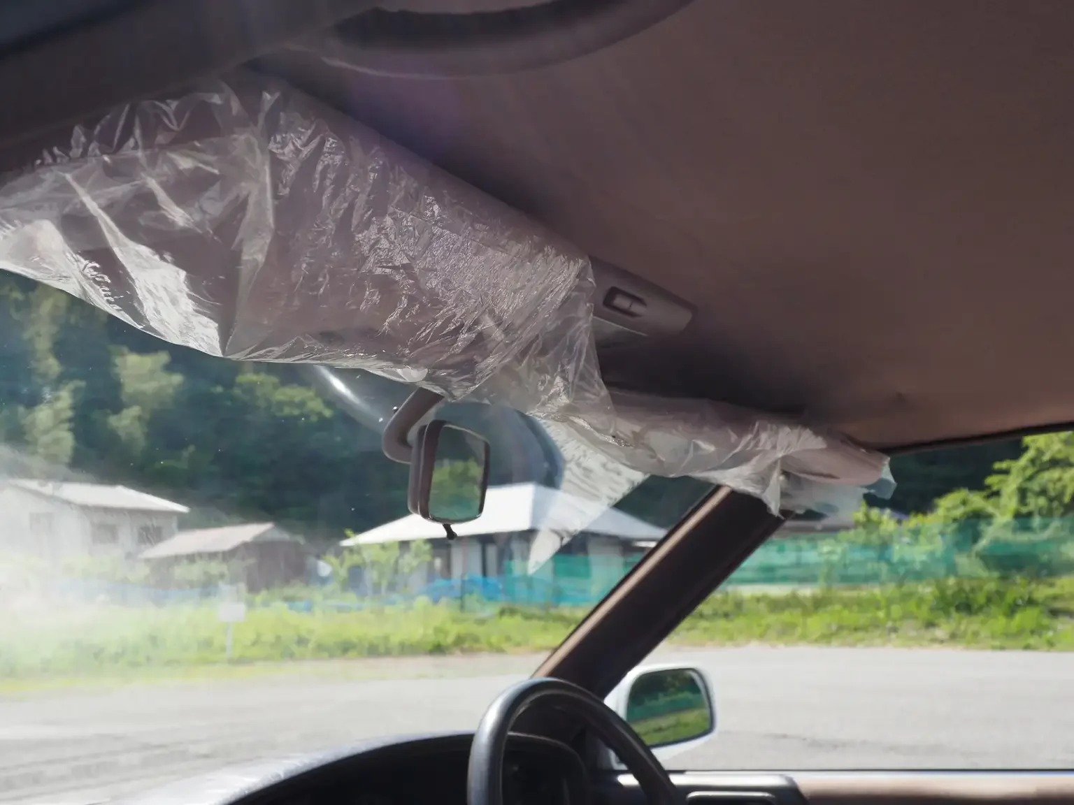 sun visors still wrapped in pre delivery plastics view brown interior 1990 toyota chaser gx81 jdm export stock japan