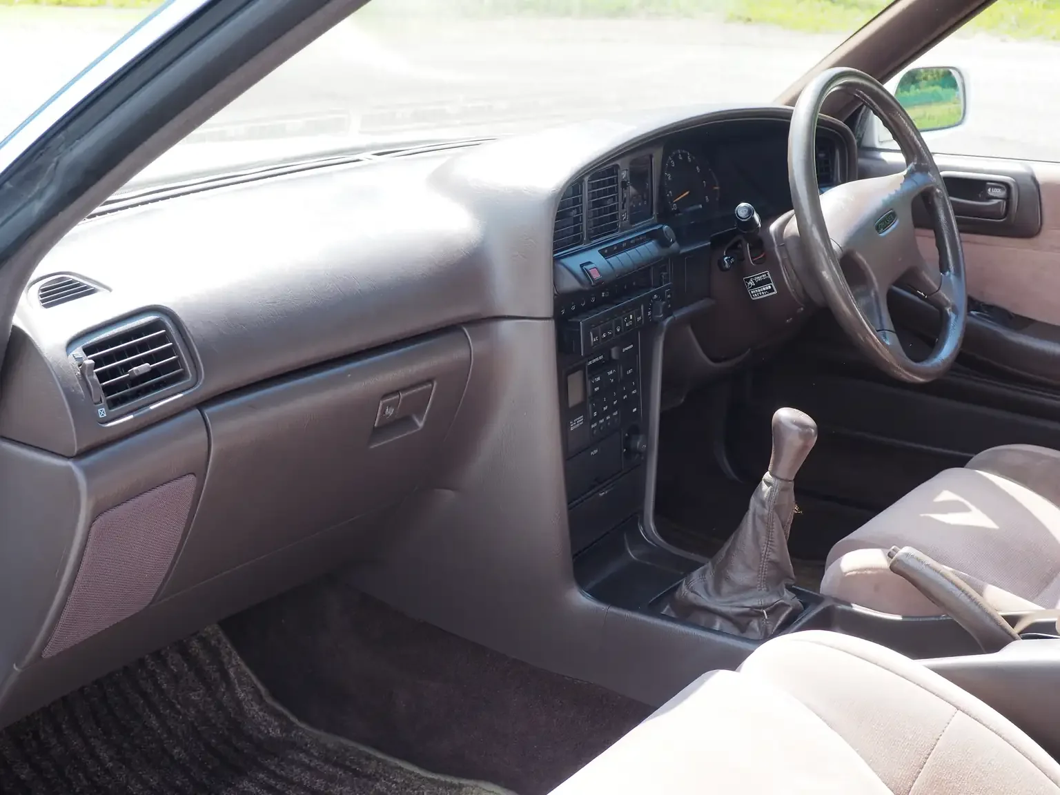 dash board view brown interior 1990 toyota chaser gx81 jdm export stock japan