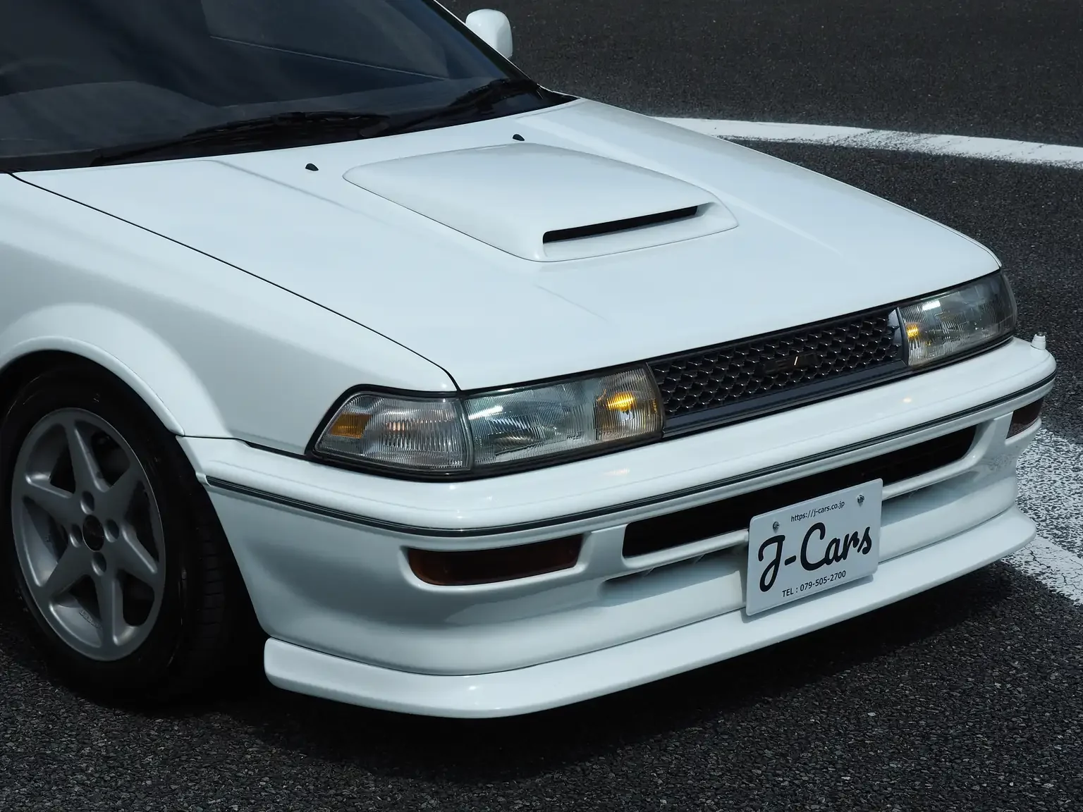front end view 1989 toyota levin AE92 jdm export stock japan