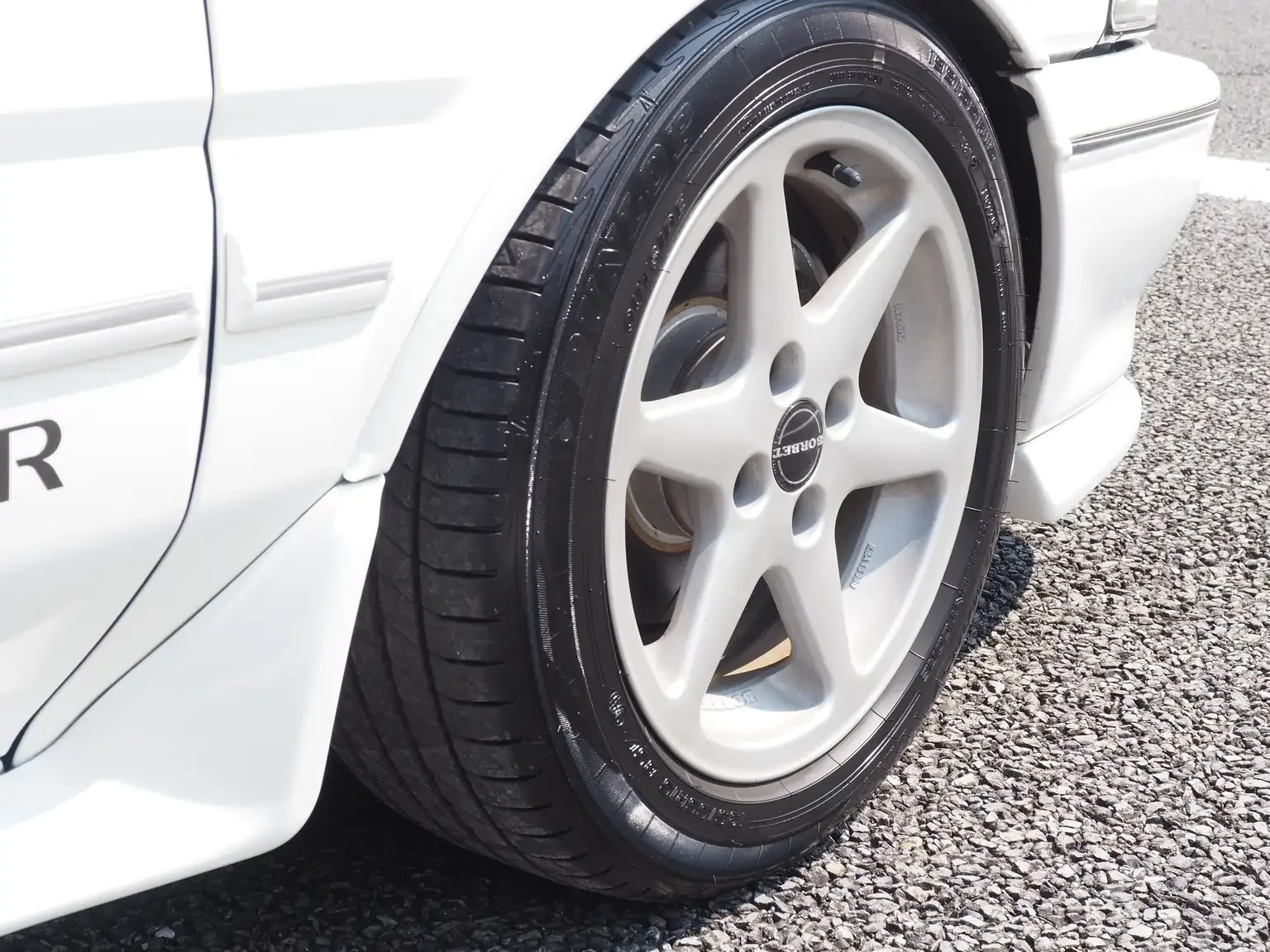 Borbet Alloys wheel view on 1989 toyota levin AE92 jdm export stock japan
