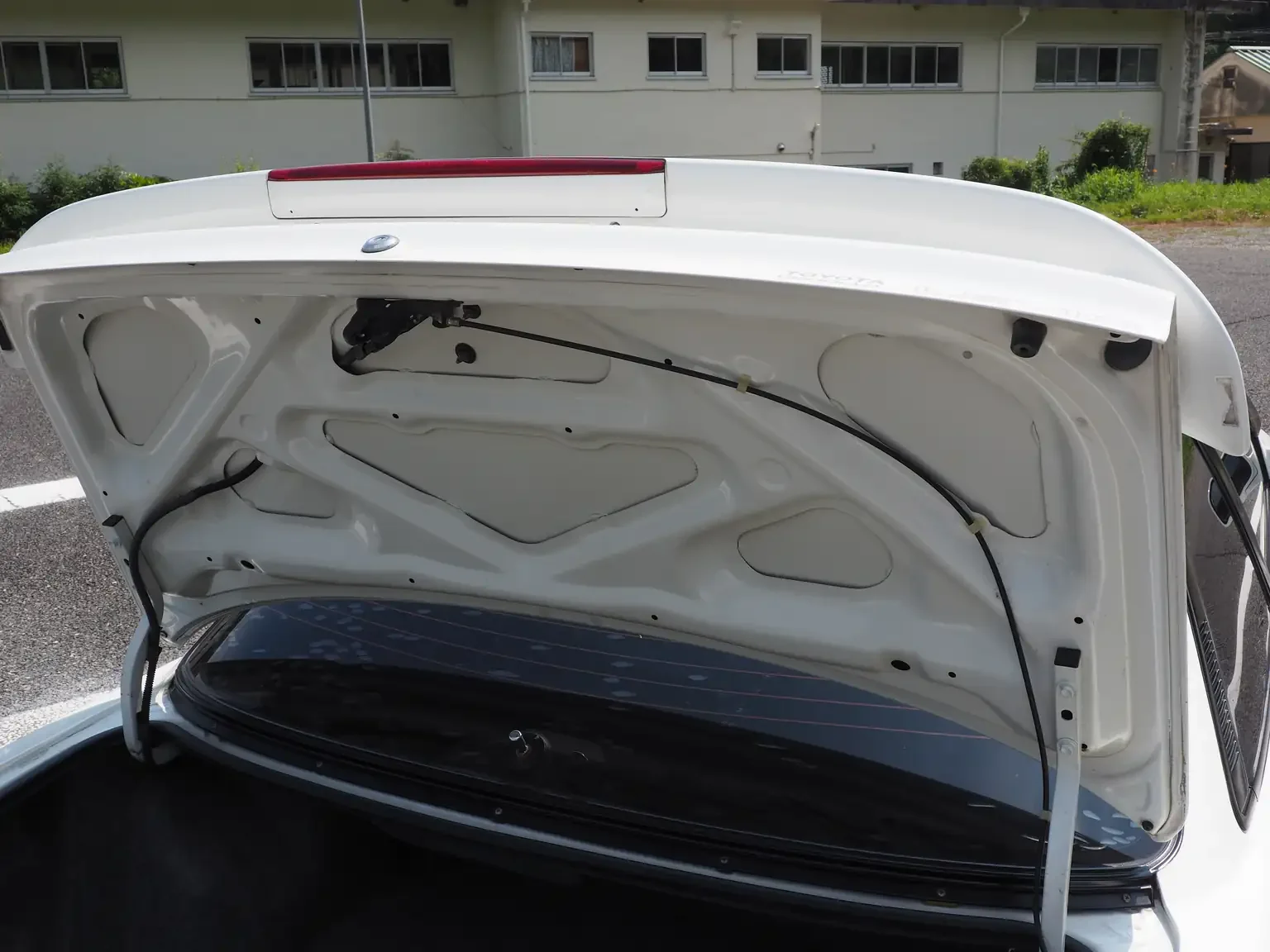 trunk condition view 1989 toyota levin AE92 jdm export stock japan