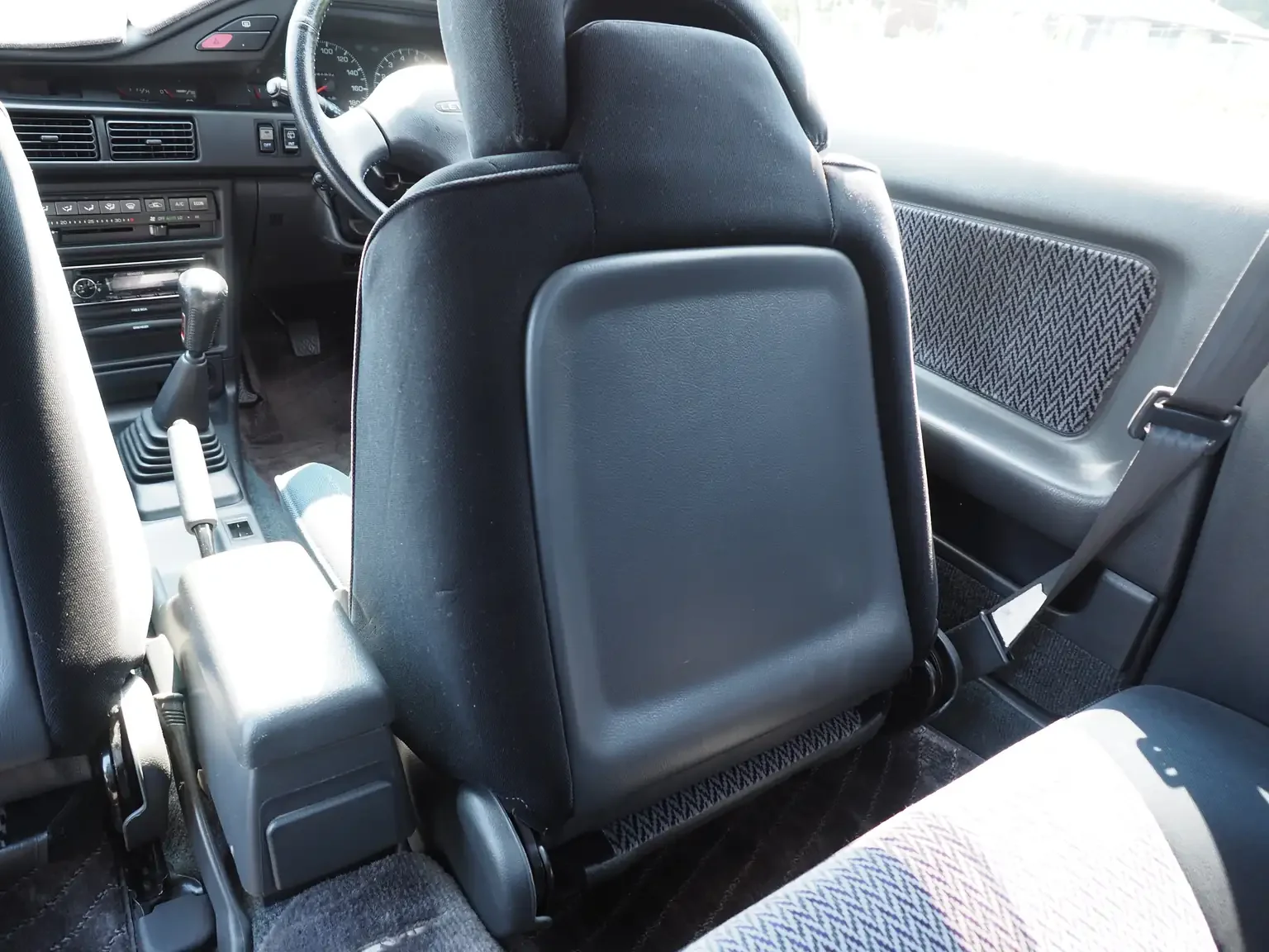 drivers seat back condition view 1989 toyota levin AE92 jdm export stock japan