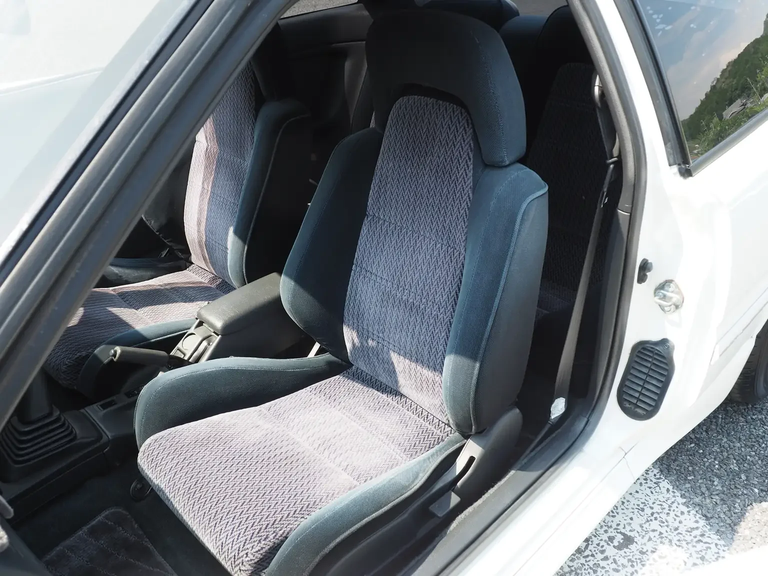 passengers seat condition view 1989 toyota levin AE92 jdm export stock japan