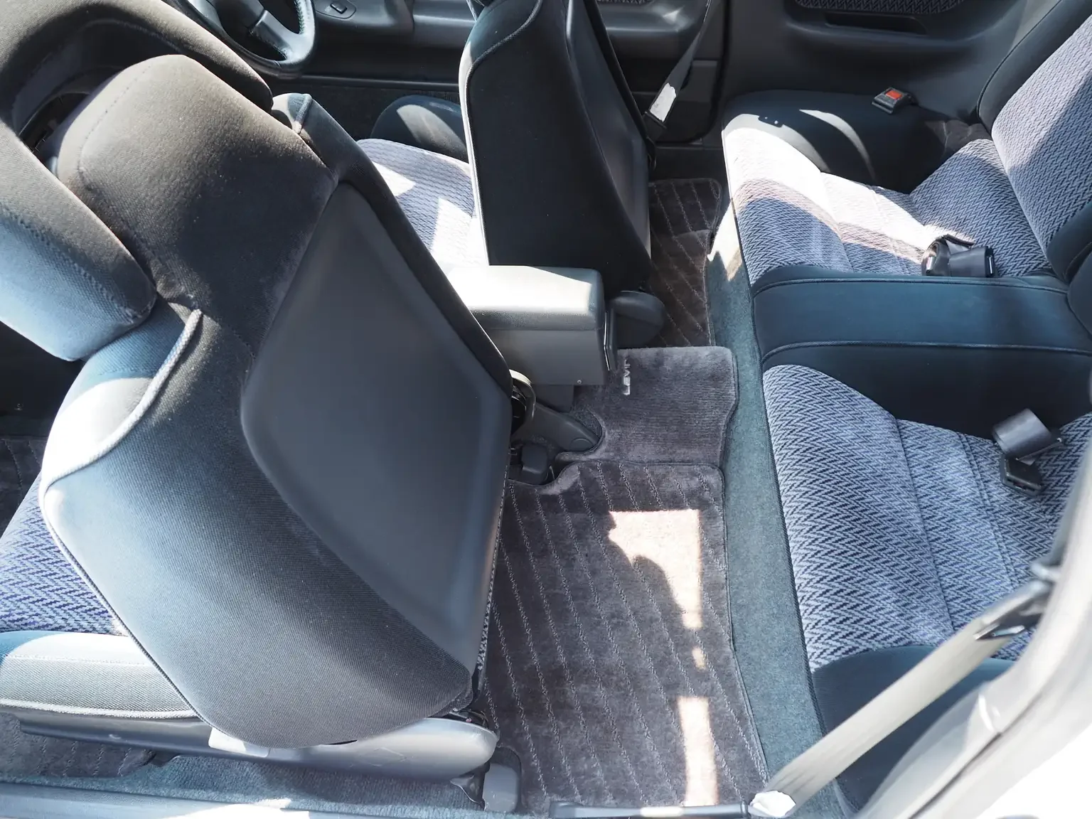 passengers seat back condition view 1989 toyota levin AE92 jdm export stock japan
