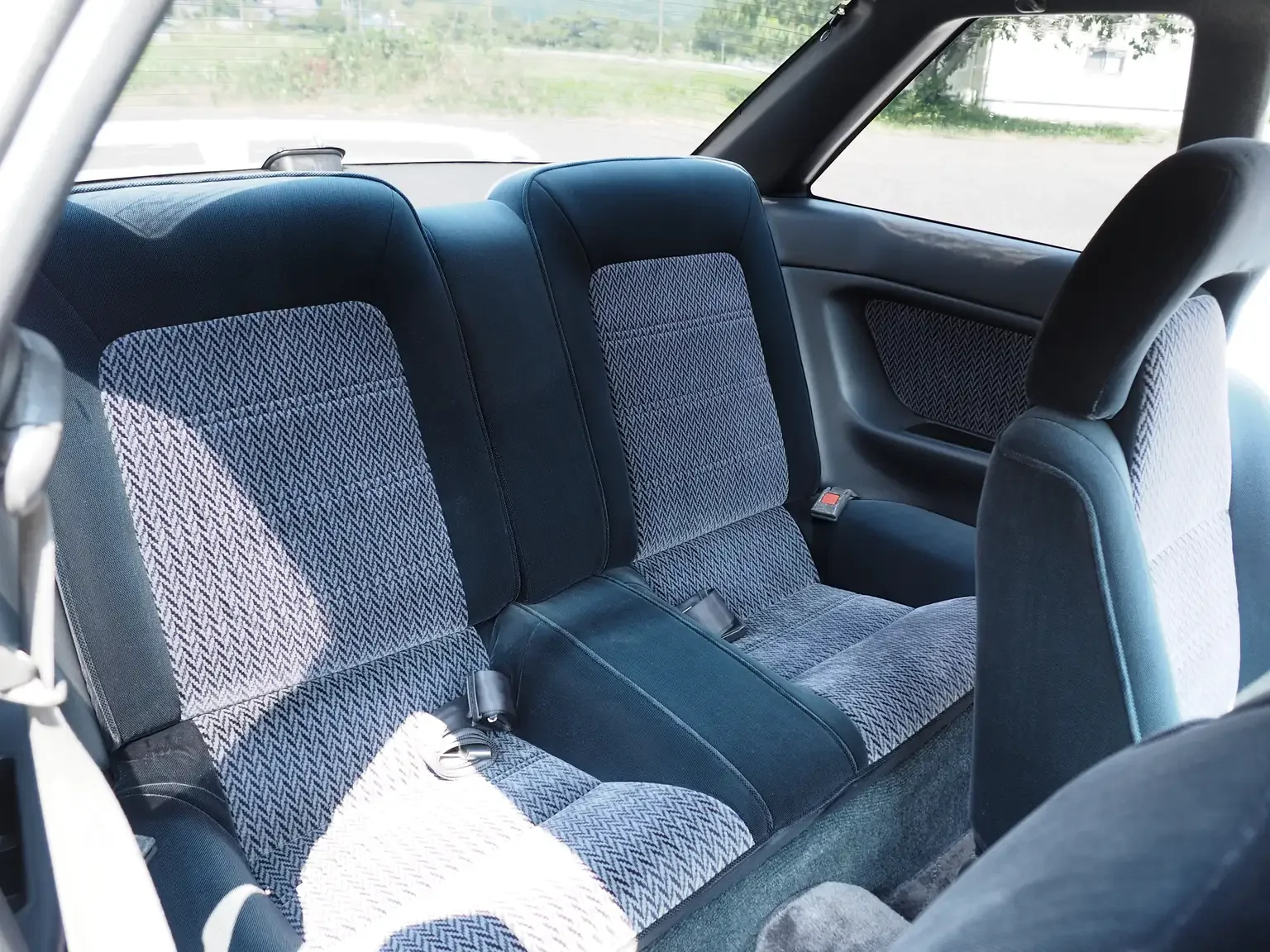 rear seat condition view 1989 toyota levin AE92 jdm export stock japan