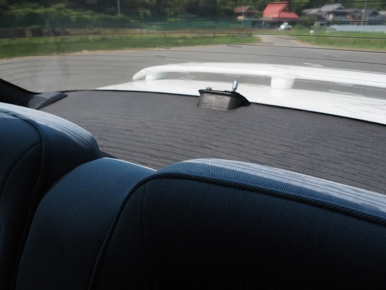 rear parcel tray view 1989 toyota levin AE92 jdm export stock japan