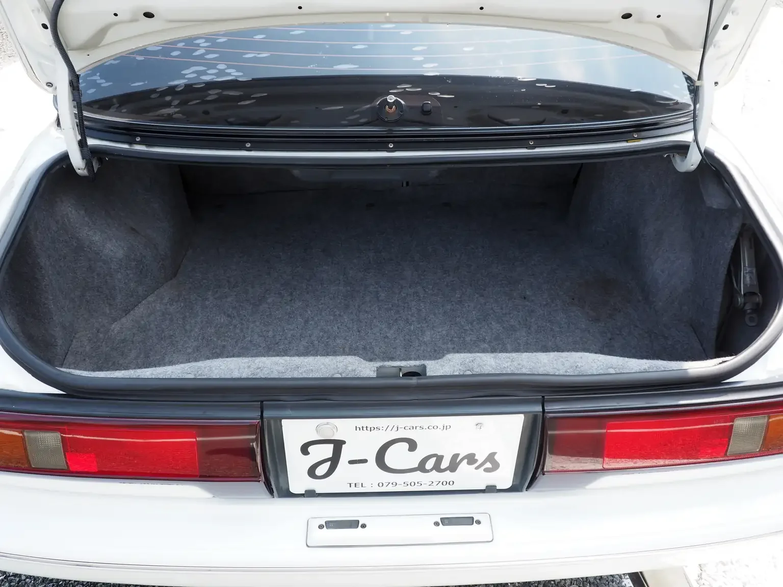 rear trunk condition view 1989 toyota levin AE92 jdm export stock japan