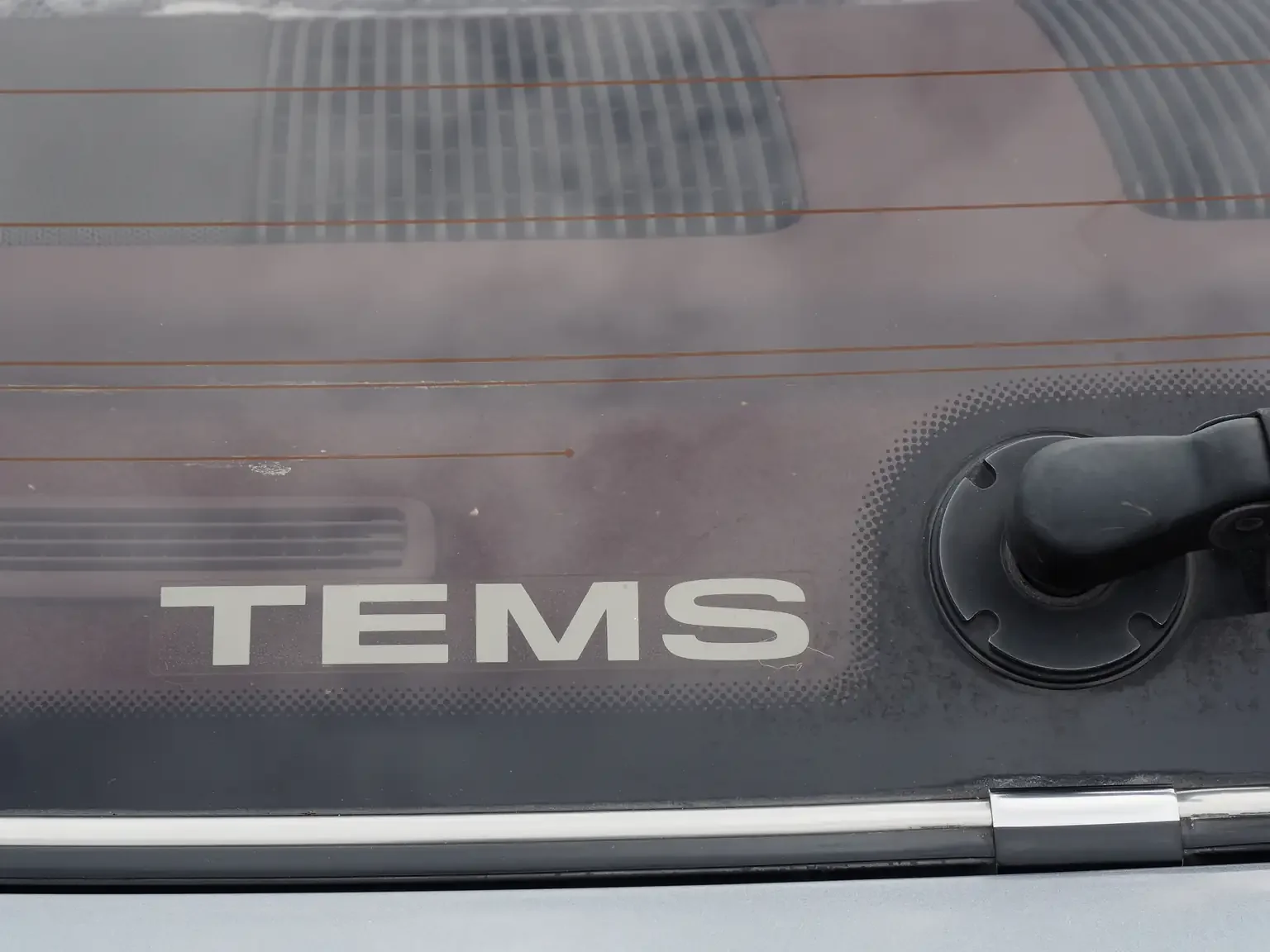 tems glass sticker are rear wiper option view grey 1990 toyota chaser gx81 jdm export stock japan