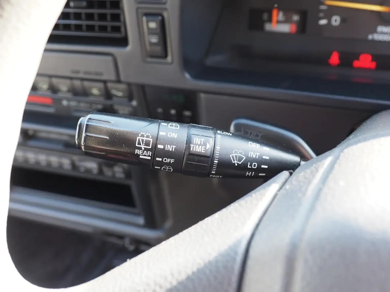 combination switch view grey toyota hilux surf kzn130 1kzte 5 speed manual diesel turbo JDM export vehicle Japan