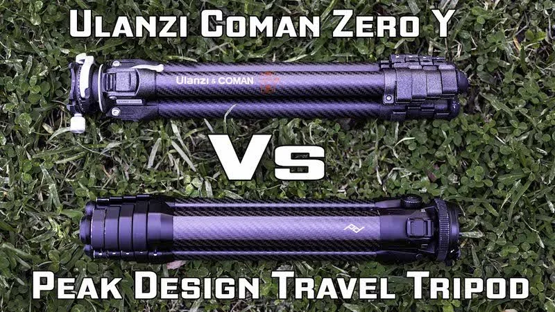 ULANZI &amp; COMAN ZERO Y Vs PEAK DESIGN TRAVEL TRIPOD COMPARISON