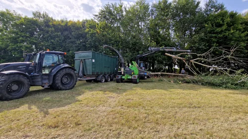 RTS countryside biomass wood chipping
